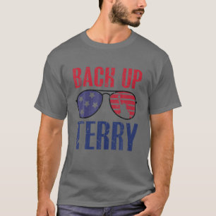 Back-up Terry zet hem in omgekeerde Fireworks Funn T-shirt