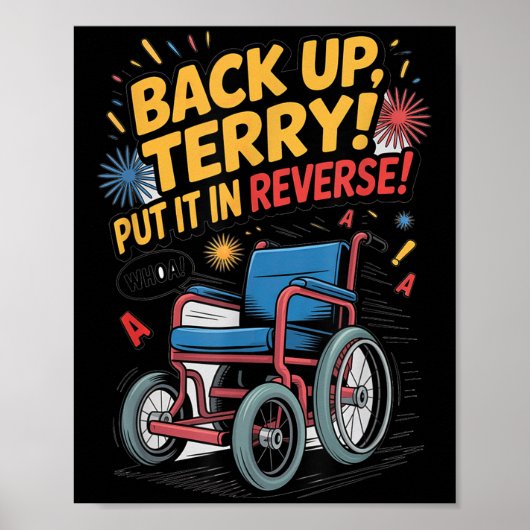 Back-up Terry zet hem om in omgekeerde grappigheid Poster (Voorkant)