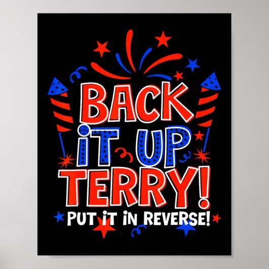 Back-up Terry zet hem om op 4 juli 2009 in omgekee Poster (Voorkant)