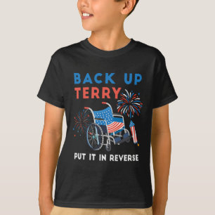 Back-upperiode geplaatst in Fireworks omgekeerd, o T-shirt