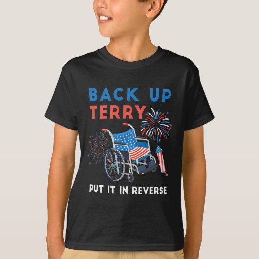 Back-upperiode geplaatst in Fireworks omgekeerd, o T-shirt (Voorkant)