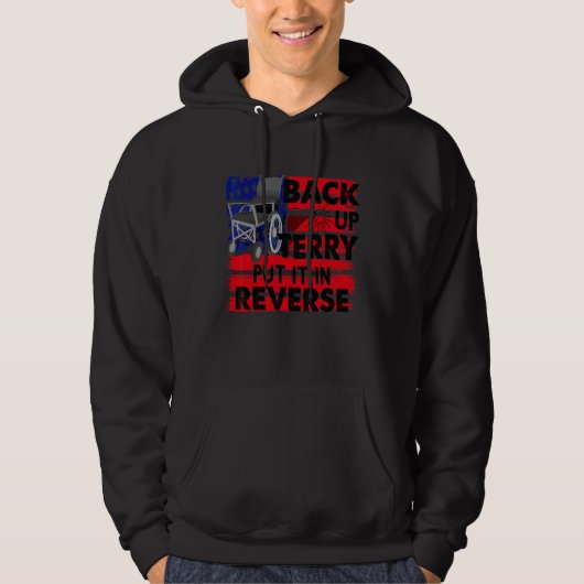 Back-upterm die op 4 juli omkeert. hoodie (Voorkant)
