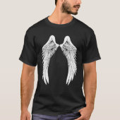 Back White Angel Wings T-shirt (Voorkant)