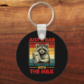 Back With The Milk Fathers Day  Sleutelhanger (Voorkant)