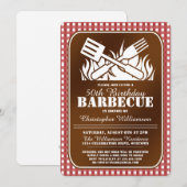 Back Yard Barbecue Party Kaart (Voorkant / Achterkant)