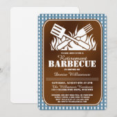 Back Yard Barbecue Party Kaart (Voorkant / Achterkant)