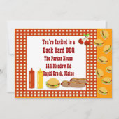 BACK YARD BBQ KAART (Voorkant)