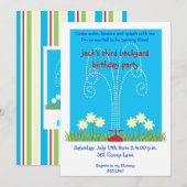 Back Yard Sprinkler Splash Bash Kaart (Voorkant / Achterkant)