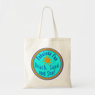 BACK, ZAND, EN ZON! FABULOUS FUN SUNNY ARTIJ TOTE BAG