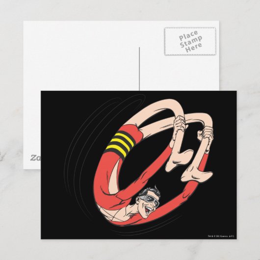 Backboardwiel met kunststof Man Briefkaart (Voorkant / Achterkant)