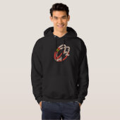 Backboardwiel met kunststof Man Hoodie (Voorkant volledig)
