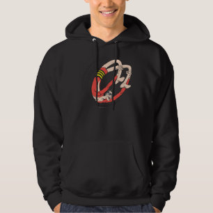 Backboardwiel met kunststof Man Hoodie