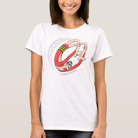 Backboardwiel met kunststof Man T-shirt (Voorkant)