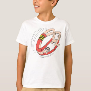 Backboardwiel met kunststof Man T-shirt