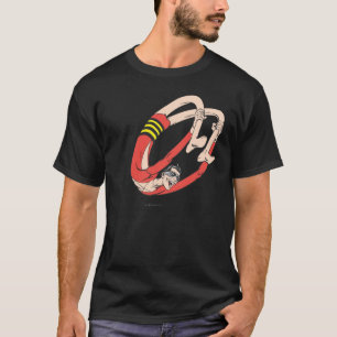 Backboardwiel met kunststof Man T-shirt