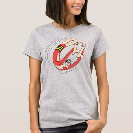 Backboardwiel met kunststof Man T-shirt (Voorkant)