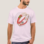 Backboardwiel met kunststof Man T-shirt (Voorkant)