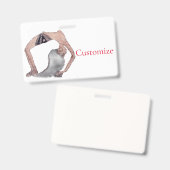  Backboend Yoga Pose Thunder_Cove Badge (Voor- en achterkant)