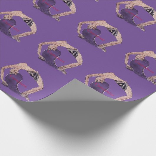 Backboend Yoga Pose Thunder_Cove Cadeaupapier (Hoek)