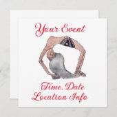  Backboend Yoga Pose Thunder_Cove Kaart (Voorkant / Achterkant)