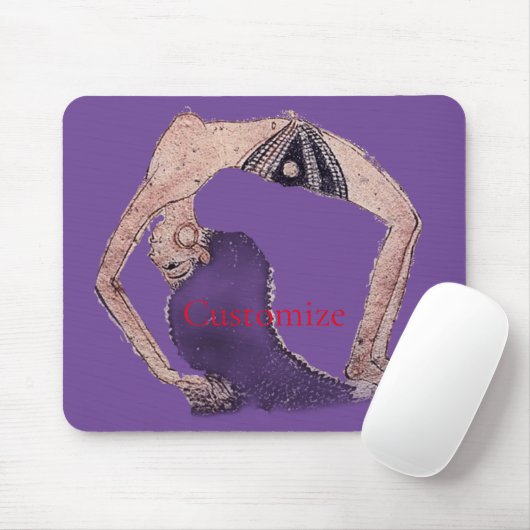  Backboend Yoga Pose Thunder_Cove Muismat (Met muis)