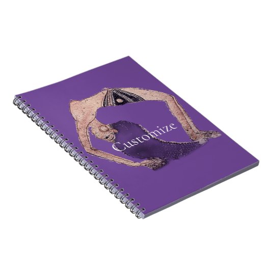  Backboend Yoga Pose Thunder_Cove Notitieboek (Rechterzijde)