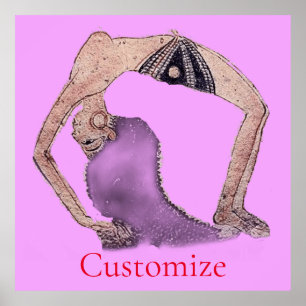 Backboend Yoga Pose Thunder_Cove Poster