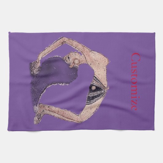  Backboend Yoga Pose Thunder_Cove Theedoek (Horizontaal)