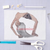  Backboend Yoga Pose Thunder_Cove Tissuepapier (Craft)
