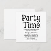 Backbone Lettertype Zwart Wit Modern Afstudeerfees (Voorkant / Achterkant)