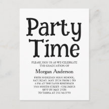 Backbone Lettertype Zwart Wit Modern Afstudeerfees