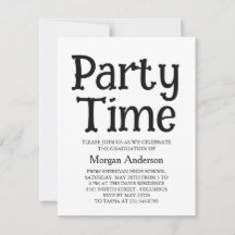 Backbone Lettertype Zwart Wit Modern Afstudeerfees