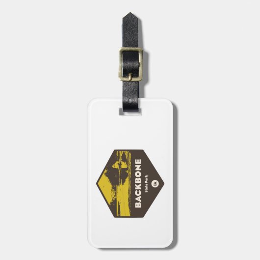 Backbone State Park Iowa Bagagelabel (Voorkant verticaal)