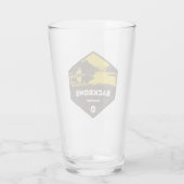 Backbone State Park Iowa Glas (Achterkant)