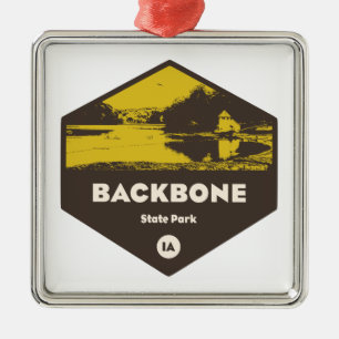 Backbone State Park Iowa Metalen Ornament
