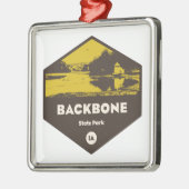Backbone State Park Iowa Metalen Ornament (Links)