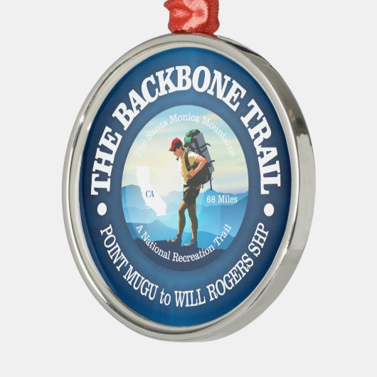 Backbone Trail (C) Metalen Ornament (Links)