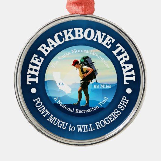 Backbone Trail (C) Metalen Ornament (Voorkant)