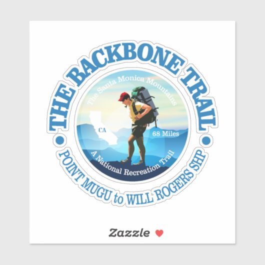 Backbone Trail (C) Sticker (Vel)