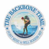 Backbone Trail (C) Sticker (Voorkant)