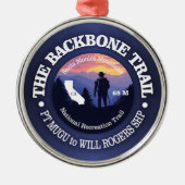 Backbone Trail (rd2) Metalen Ornament (Voorkant)