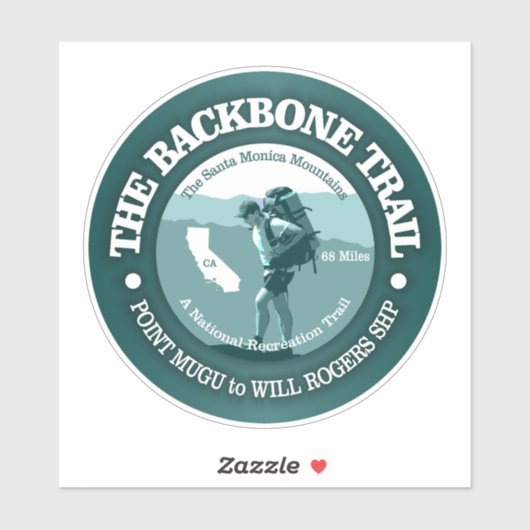 Backbone Trail (T) Sticker (Vel)