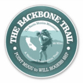 Backbone Trail (T) Sticker (Voorkant)