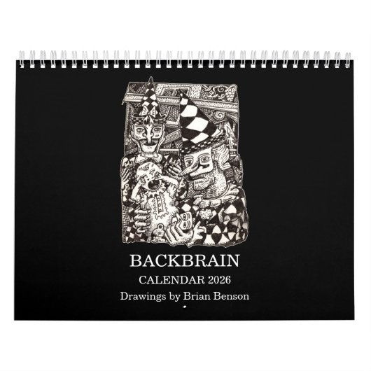 Backbrain-agenda 2026 (dubbele pagina) kalender (Hoes)