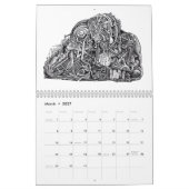 Backbrain Calendar 2024 (Dubbelpagina) Kalender (Mar 2027)