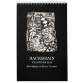 Backbrain Calendar 2024 Kalender (Hoes)