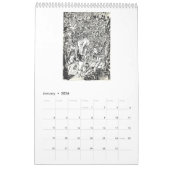 Backbrain Calendar 2024 Kalender (Jan 2026)