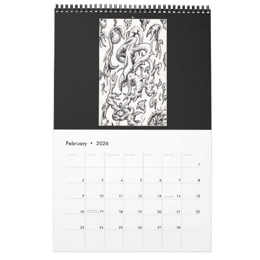 Backbrain Calendar II 2026 (Single Page, Medium) Kalender (Feb 2026)