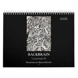 Backbrain Calendar III 2026 (Double Page) Kalender