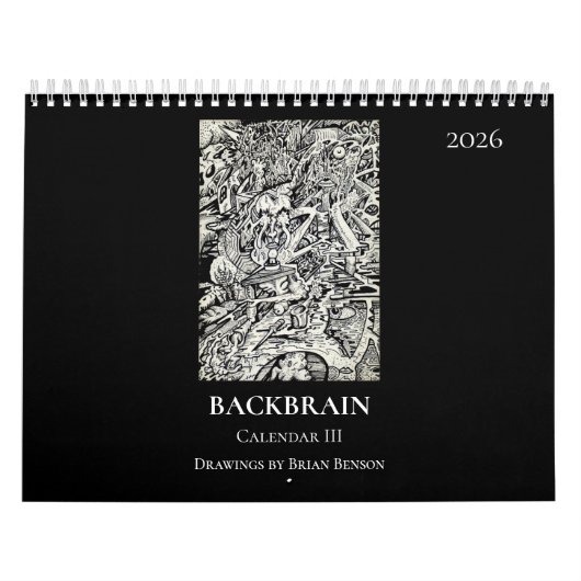Backbrain Calendar III 2026 (Double Page) Kalender (Hoes)